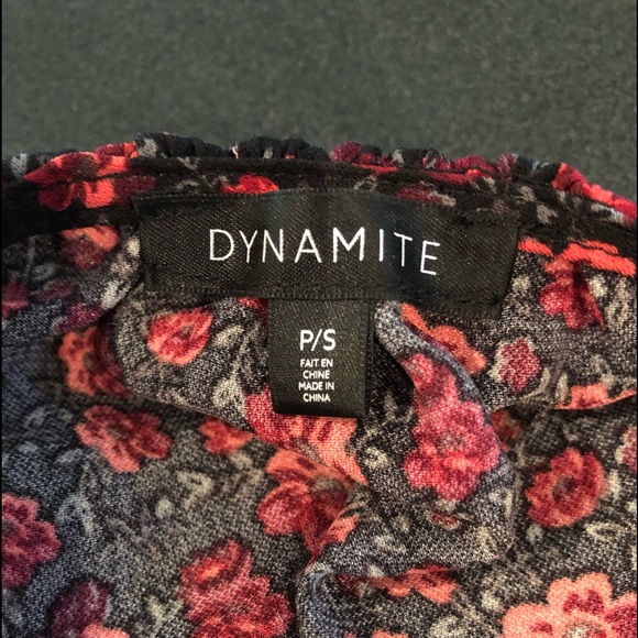 Floral puff-sleeved blouse - Picture 3 of 3